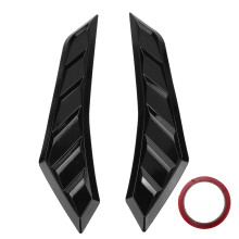 Cache d'aération de capot avant, design élégant, compatible avec tous les modèles de voiture, tapis de haute qualité, facile à installer.