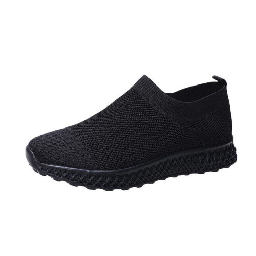 (Black,EU41)Scarpe da ginnastica donna running sneakers slip on jogging palestra comode moda