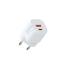 Caricatore da parete 20W GaN² Bianco XTORM - XT-XEC020 - Doppio porto - Compatto e leggero
