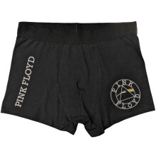 Boxer Pink Floyd avec logo rond noir