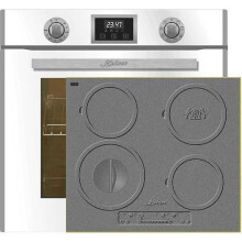Kaiser Four Set EH 6326 W+KCT 6705 RI HERD, Four électrique, Autonome, 79L+plaque de cuisson à induction 60 cm