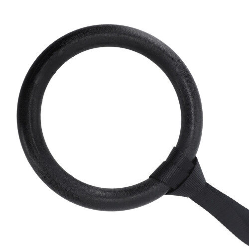 Anti-Slip Gymnastics Rings ABS Black