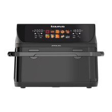 Taurus Air Fry Grill 260 XL – Fritadeira a ar 10 L | Cozimento Duplo | 2800 W | 10 Programas | Janela de Cozimento | Antiaderente