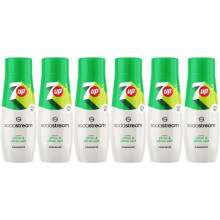 Flavours 7Up Sparkling Drink Mix, Fizzy Drink Maker Concentrate, Original Soda with Natural Lemon & Lime Flavouring, Caffeine Free, Official 7Up x