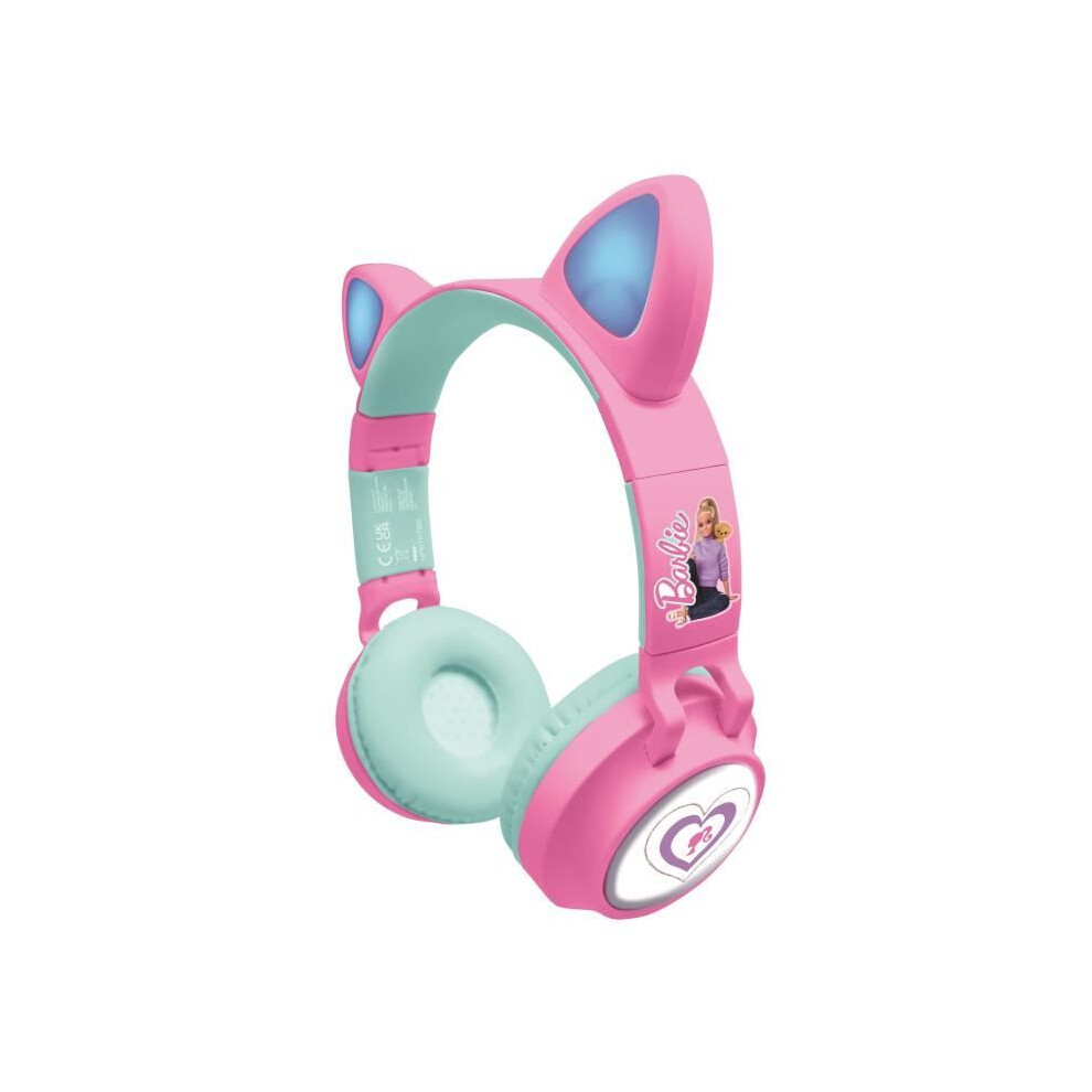 Lexibook Barbie Bluetooth Headphones With Led Lights 3380743102306