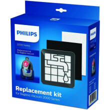 Filtro hepa aspirador - PHILIPS - XV1220/01 - Kit de mantenimiento anti-polvo para aspirador sin bolsa Serie 2000