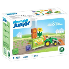 PLAYMOBIL Junior 71773 Tractor with Planter, 11 pieces, From 12 months