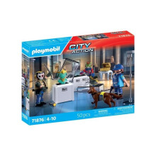 PLAYMOBIL 71876 Festnahme von Einbrechern im Museum, Die Polizisten, City Action, 50 Teile, ab 4 Jahren
