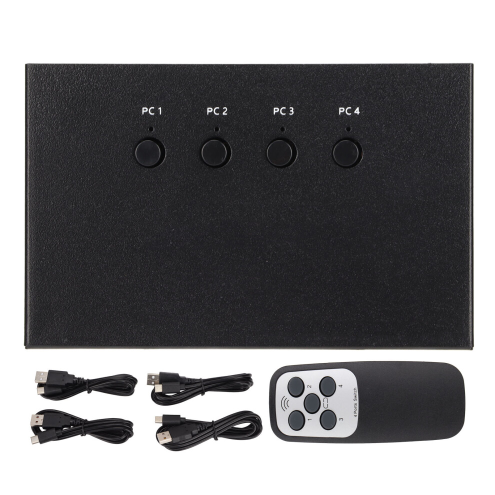 Hdcp 2.2 Hdmi Switcher With 4K Resolution Support, Hdr10 Compatible Hdmi Selector Featuring Usb Switching And Ir Remote Control, Stable Signal Hdmi Kv 9012494968897