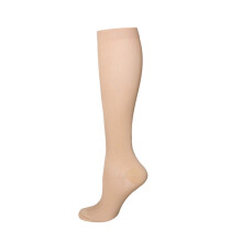 3 Paar Nylon-Kompressionssocken für Erwachsene, Schwarz, Hautfarben, Grau L XL