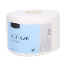 Rotolo di cotone multiuso per la cura e la pulizia del viso, in tessuto di cotone spesso e resistente con design a strappo rapido, riutilizzabile a