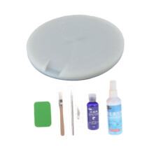 Table Tennis Racket Rubber Cutting Platform with Knife Anti Slip Acces