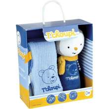 T'choupi-vauva syntymäpaketti pehmolelun ja värisevän leluhiiren kanssa +/- 25 cm - JEMINI - Ihanteellinen lahjaksi syntymään.