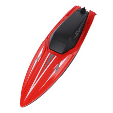 Wasserdichtes RC-Speedboot mit Dualmotor, 2,4 GHz, 35x10x9 cm, Rot