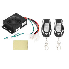 Anti Hijacking Motorcycle Alarm With Remote Engine Start, Waterproof Super Loud Horn Adjustable Sensitivity Levels Security System Universal Fitment