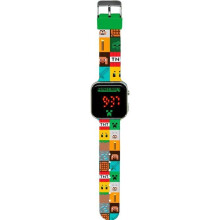 Relógio LED Minecraft - LICENCIAMENTO INFANTIL - MIN4272