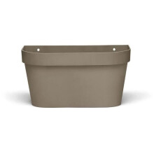 Topf Wand - GARTEN ID Star - Taupe 36 x 16 cm - Wasserreservoir mit Überlaufsystem - Recycelt und 100% recycelbar
