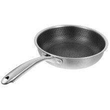 Stainless Steel Omelette Pan Nonstick Honeycomb Skillet for Eggs Steaks