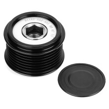 Sustituye a los números de pieza OEM 31141-5A2-A01 920025A, polea desacopladora del alternador tipo serpentín con 6 ranuras, solución de repuesto
