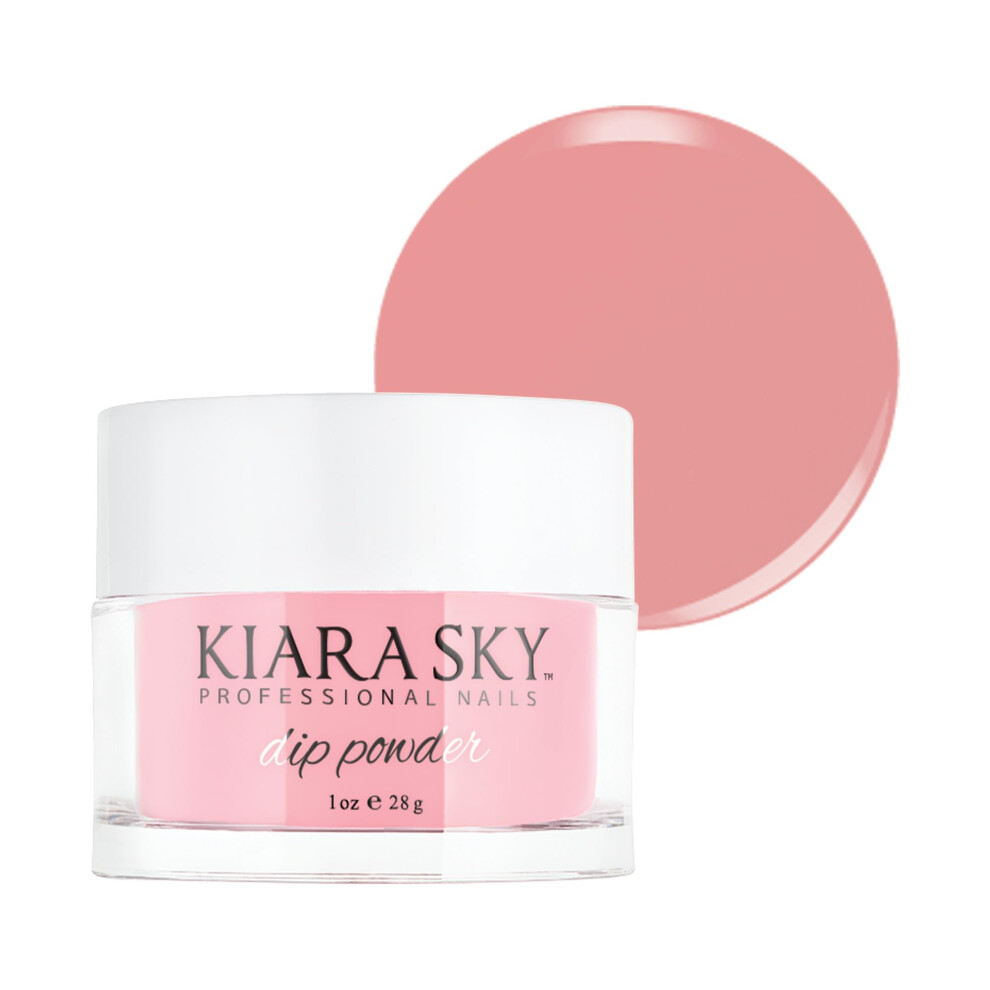 Kiara Sky Pink Long Lasting Nail Dip Powder Tones 1 Oz, Petal Dust