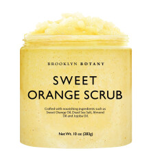 Brooklyn Botany Dode Zee Zout en Zoete Sinaasappel Lichaamspeeling - Hydraterende en Exfoliërende Peeling