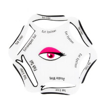 Delineador 6 em 1 estêncil guia de sombra maquiagem rápida beleza ferramenta conveniente