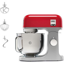 Robot de cozinha - KENWOOD kMix KMX750RD - Corpo em metal - Vermelho - 6 velocidades - 1000 W - Tigela inox 5 L