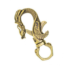2xHandmade Brass Phoenix Decorative Swivel Claw Lobster Clasps Keycha