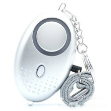 (Silver) Key Antiwolf Chain Device Womens Selfdefense Fashion Simple Multifunctional