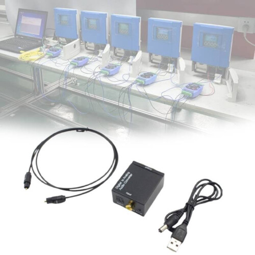 (Cable)Adattatore convertitore digitale ottico coassiale Toslink ad audio analogico Rca Lr 2
