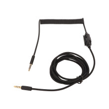 3,5 mm Männlich-zu-Männlich Spiral-Soundkabel für Logitech GPRO G233 G433 Kopfhörer