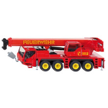 1:55 Siku Fire Engine Crane Truck - 2110 155 Mobile Liebherr Ltm Yellow New - crane siku 2110 155 truck fire engine mobile liebherr ltm yellow new