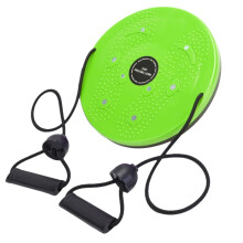 Torsion Body Dance Plate With Pull Rope Magnetic Massage Plate Portable Twister Plate Green