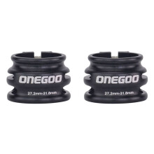 2X Double Layer Adjustable Bicycle Seatpost Clamp Aluminium Alloy MTB Road Bike Seatpost Tube Clip,Black 27.2-31.8mm