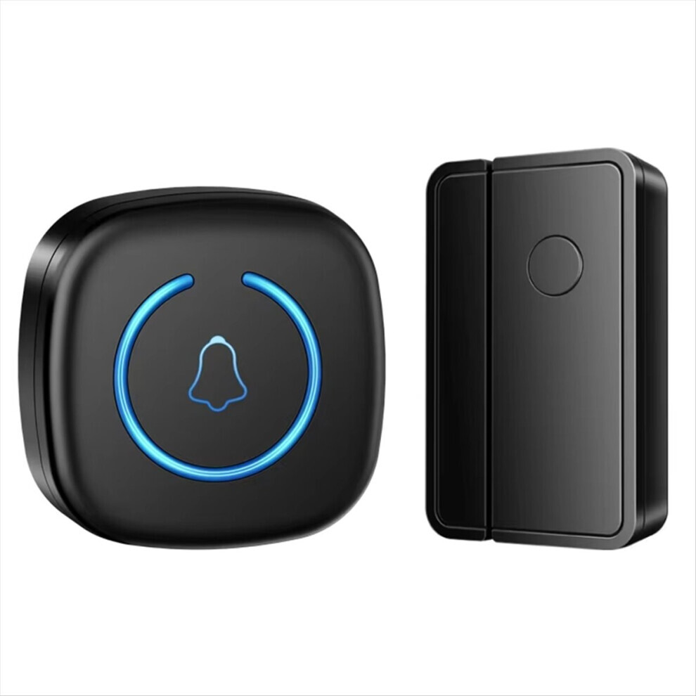 Black Split Type Door And Window Sensor Magnet 60 Songs Protection Security Anti-Theft Volume Reminder Eu