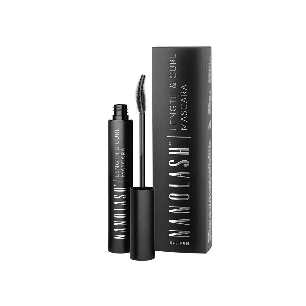 Nanolash Black Mascara - Lengthening And Curling - 10 Ml - Non Waterproof