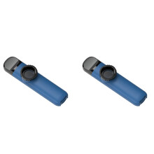2x flauta kazoo instrumento musical flauta diafragma boca kazoo flauta instrumento musical guitarra amigo azul