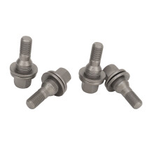 Peugeot Wheel Lug Nuts 17mm Hex 4pcs Steel Fit 206 207 208 308 407 1007