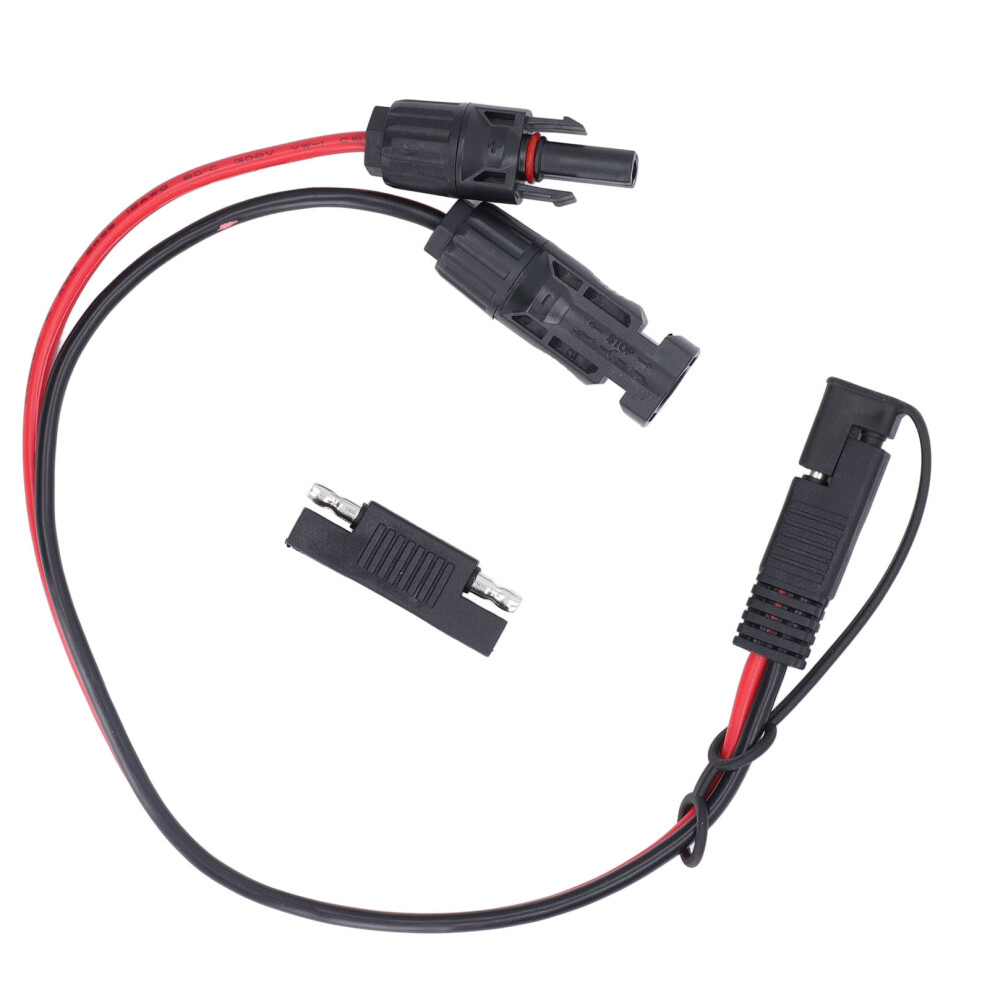 12Awg Copper Solar Panel To Sae Adapter Cable For Motorbikes & Cars 3381371510761