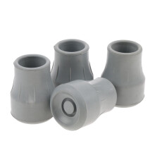 4 Pieces Rubber Trekking Pole Cap Walking Stick Ferrules Chair Foot Co