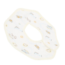 Baby Unisex Cotton Bibs Soft & Absorbent Saliva Towel Light Yellow 60x30 cm