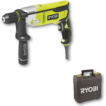 RYOBI - 1200 W hammer drill - 1200-3000 cp/min - 2 speeds - 13 mm metal chuck - LED - Supplied in case - RPD1200-K