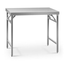 Table de travail pliante cuisine professionnel acier inoxydable 60 x 100 cm capacité de 200