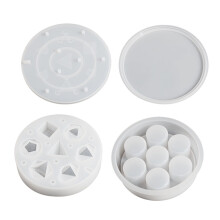 Crystal Epoxy Resin Mold Dices Digital Game Silicone Mould-suit
