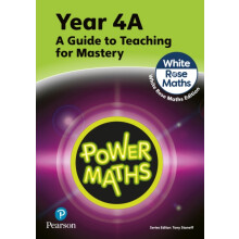 Power Maths Teaching Guide 4A White Rose Maths edition by Josh Lury Pa