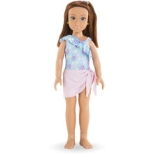 Coffret Zoé in spiaggia - COROLLE GIRLS - Bambola fashion - 5 accessori - 28 cm - Da 4 anni