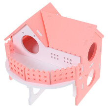 5Pcs Assorted PVC Hamster Hideout Cage House Safe Comfortable Pet Home