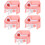 5Pcs Assorted PVC Hamster Hideout Cage House Safe Comfortable Pet Home 8