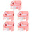 5Pcs Assorted PVC Hamster Hideout Cage House Safe Comfortable Pet Home 7