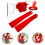 2Sets 1920S Flapper Accessoires Multi Feest Hoofdband Handschoenen Set 10